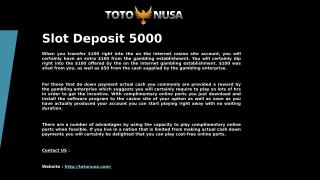 Slot Deposit 5000.pptx