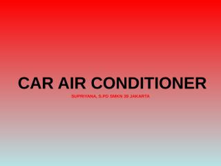 sertf Air Conditioner.ppt
