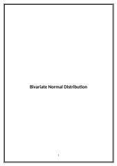 Bivariate Normal Distribution.doc
