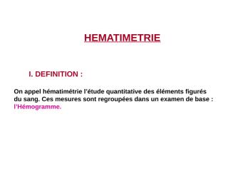 Hematimetrie.ppt