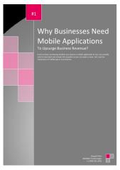 Why your business need mobile Application To Upsurge Business Revenue.pdf