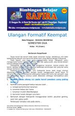 12. ulangan formatif keempat  bahasa indonesia kelas enam semeseter dua.docx