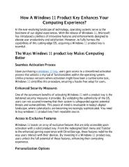 How A Windows 11 Product Key Enhances Your Computing Experience.pdf