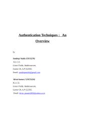 authentication techniques an overview.doc