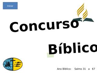 Concurso Bíblico 2010 - 012.ppt