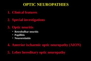 57Optic Neuropathies.ppt