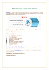 What is Wordpress in simple terms.docx